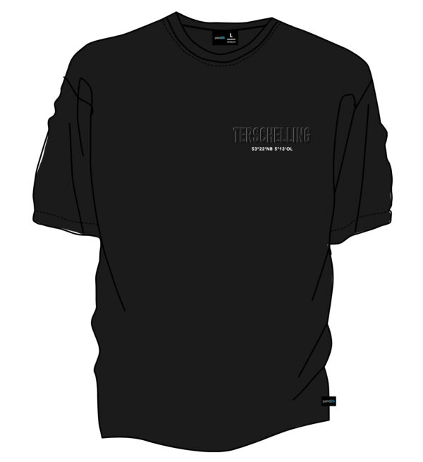 Terschelling T-shirt zwart