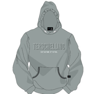 Terschelling trui kleur Silver blue