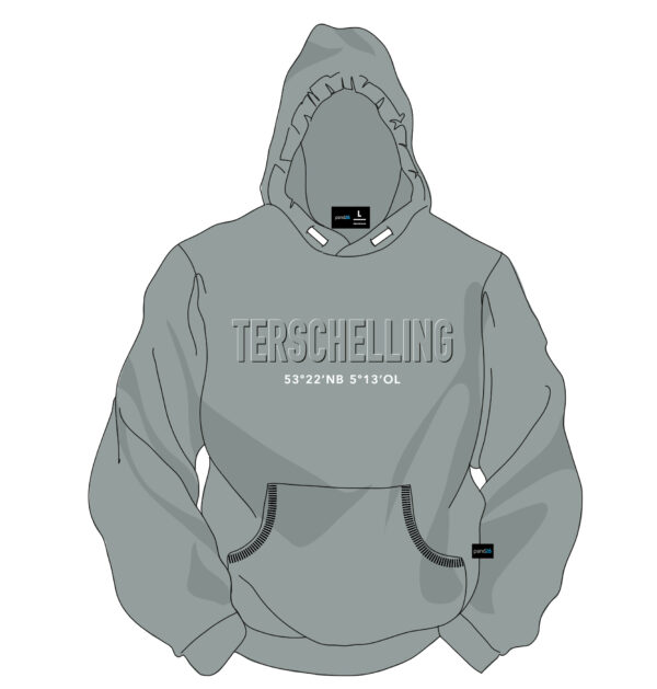Terschelling trui kleur Silver blue