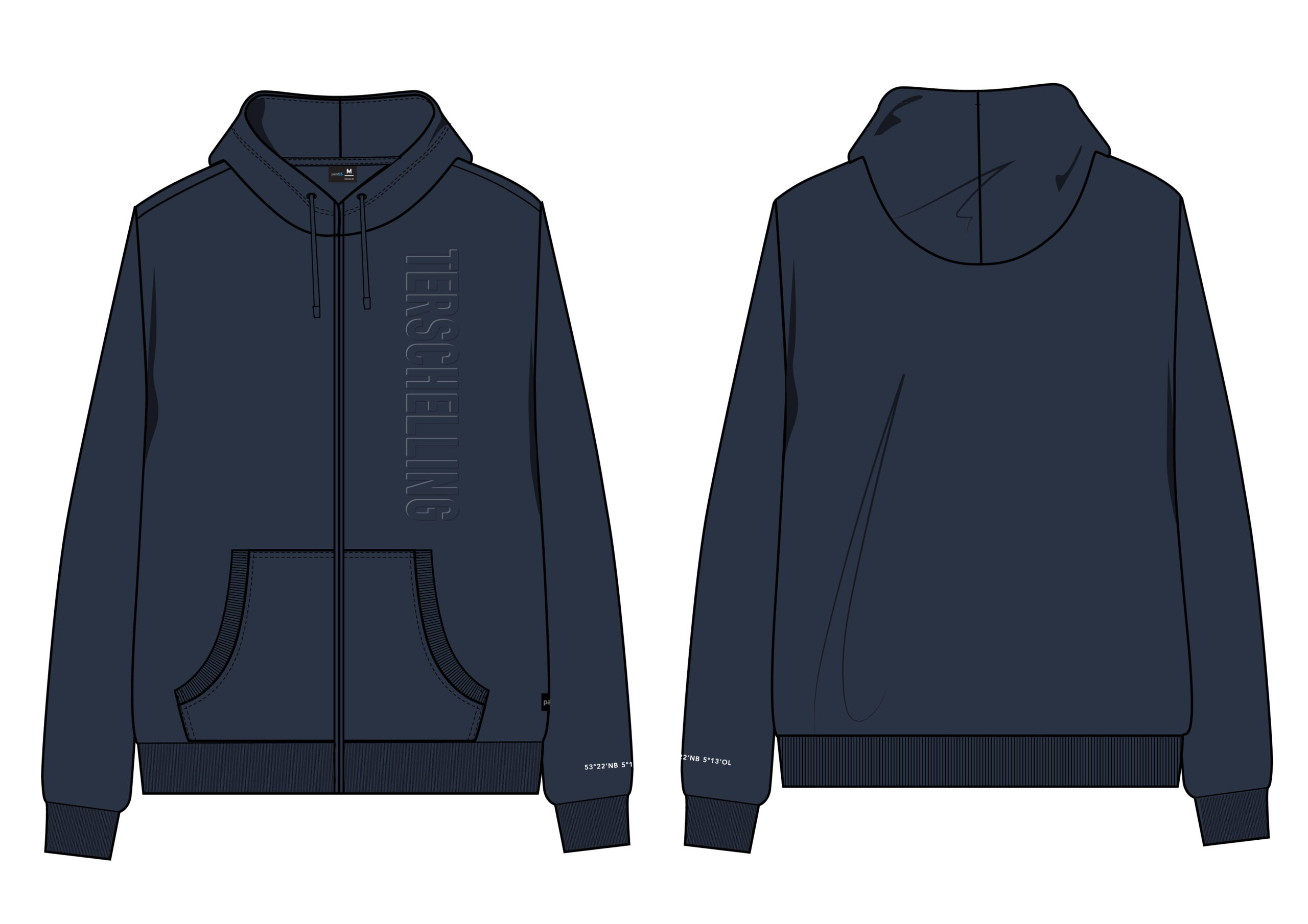 Vest Terschelling Dressed blue