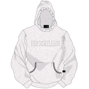 Terschelling Trui,hoodie .Kleur :cool heather grey